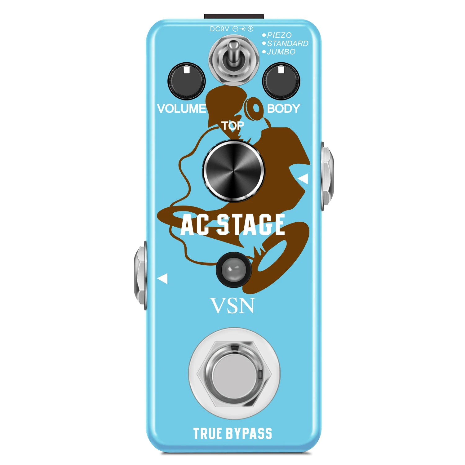 VSN Acoustic Pedal Guitar Effect Acoustic Pedal for Electric Analog AC Stage Pedals Acoustic Simulator Guitar Pedal
VSN Acoustic Pedal Guitar Effect Acoustic Pedal for Electric Analog AC Stage Pedals Acoustic Simulator Guitar Pedal