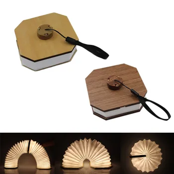 Folding Rechargeable LED Flip Book Lamp Portable Wooden Warm White Night Light Creative flip folding lamp antique lantern A1
Folding Rechargeable LED Flip Book Lamp Portable Wooden Warm White Night Light Creative flip folding lamp antique lantern A1