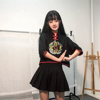 Kimono Dress Japanese Kawaii Girls Vintage Yukata Haori Samurai Gothic Top Women Embroidery Dragon Harajuku Party Streetwear 
Kimono Dress Japanese Kawaii Girls Vintage Yukata Haori Samurai Gothic Top Women Embroidery Dragon Harajuku Party Streetwear