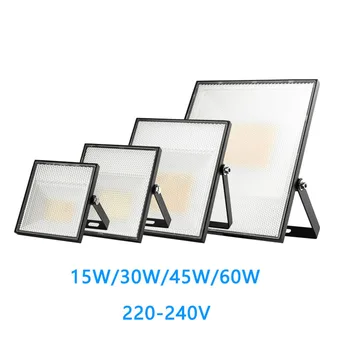 Waterproof IP66 LED Flood Light 15W 30W 45W 60W Projector 220V Outdoor Security Landscape Wall Spotlight For Garden Use
Waterproof IP66 LED Flood Light 15W 30W 45W 60W Projector 220V Outdoor Security Landscape Wall Spotlight For Garden Use