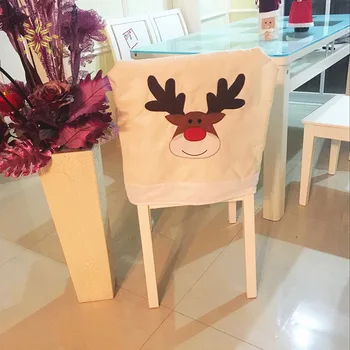 Fashion Christmas Dinner Table Party deer Hat Chair Back Covers Deer Hat Chair Cover Elk Cap Chair Cover Xmas Decoration
Fashion Christmas Dinner Table Party deer Hat Chair Back Covers Deer Hat Chair Cover Elk Cap Chair Cover Xmas Decoration