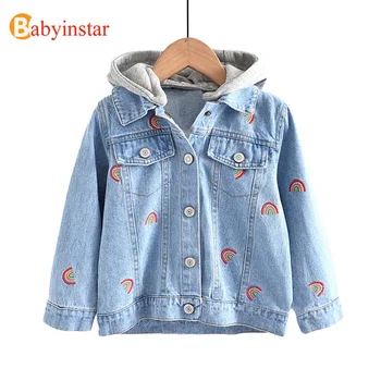 Babyinstar Baby Jacket Rainbow Embroidery Hooded Coat Girl Cartoon Clothes Kids Coats Girls Jackets for Toddlers Outwear Girl
Babyinstar Baby Jacket Rainbow Embroidery Hooded Coat Girl Cartoon Clothes Kids Coats Girls Jackets for Toddlers Outwear Girl
