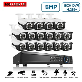Home Cctv Camera Security System Kit 16CH Dvr Outdoor Waterproof Video Surveillance Camera Ahd 5mp Bullet Camera System Full Set
Home Cctv Camera Security System Kit 16CH Dvr Outdoor Waterproof Video Surveillance Camera Ahd 5mp Bullet Camera System Full Set
