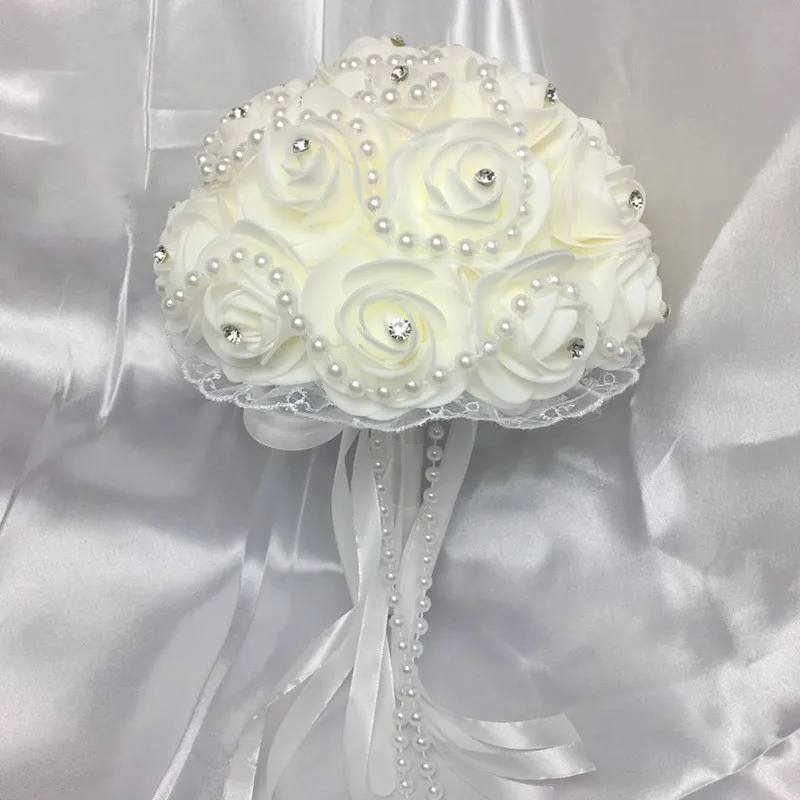 Pearl White Bride Simulation Bouquet Photography Supplies Wedding Ceremony Embellishment Bridesmaid Hand Throw
Pearl White Bride Simulation Bouquet Photography Supplies Wedding Ceremony Embellishment Bridesmaid Hand Throw
