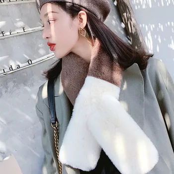 2019 New Fashion Soft Women Faux Rabbit Fur Collar Scarf Plush Collar Neck Warmer Winter Shawl Wrap Girls Multicolor femme scarf
2019 New Fashion Soft Women Faux Rabbit Fur Collar Scarf Plush Collar Neck Warmer Winter Shawl Wrap Girls Multicolor femme scarf