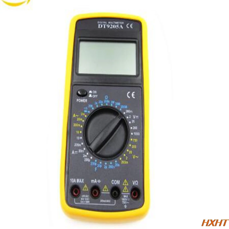 Digital Multimeter DT9205a Electric Handheld Multimeter Voltmeter Ammeter AC DC OHM Volt Tester Test Current Multimeter
Digital Multimeter DT9205a Electric Handheld Multimeter Voltmeter Ammeter AC DC OHM Volt Tester Test Current Multimeter