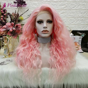 PINKSHOW Pink Wigs For Women Cosplay Wig Deep Wave Synthetic Lace Front Wig High Temperature Fiber Hair Wigs
PINKSHOW Pink Wigs For Women Cosplay Wig Deep Wave Synthetic Lace Front Wig High Temperature Fiber Hair Wigs