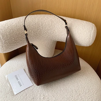 

Serpentine PU Leather Shoulder Bags For Women 2020 Chain Design Crossbody Handbags Lady Travel Fashion Hand Bag