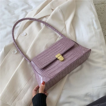 Burminsa Summer Crocodile Pattern Shoulder Bags For Women Chic Lock Design Evening Dinner Handbas High Quality Underarm Bag 2020
Burminsa Summer Crocodile Pattern Shoulder Bags For Women Chic Lock Design Evening Dinner Handbas High Quality Underarm Bag 2020