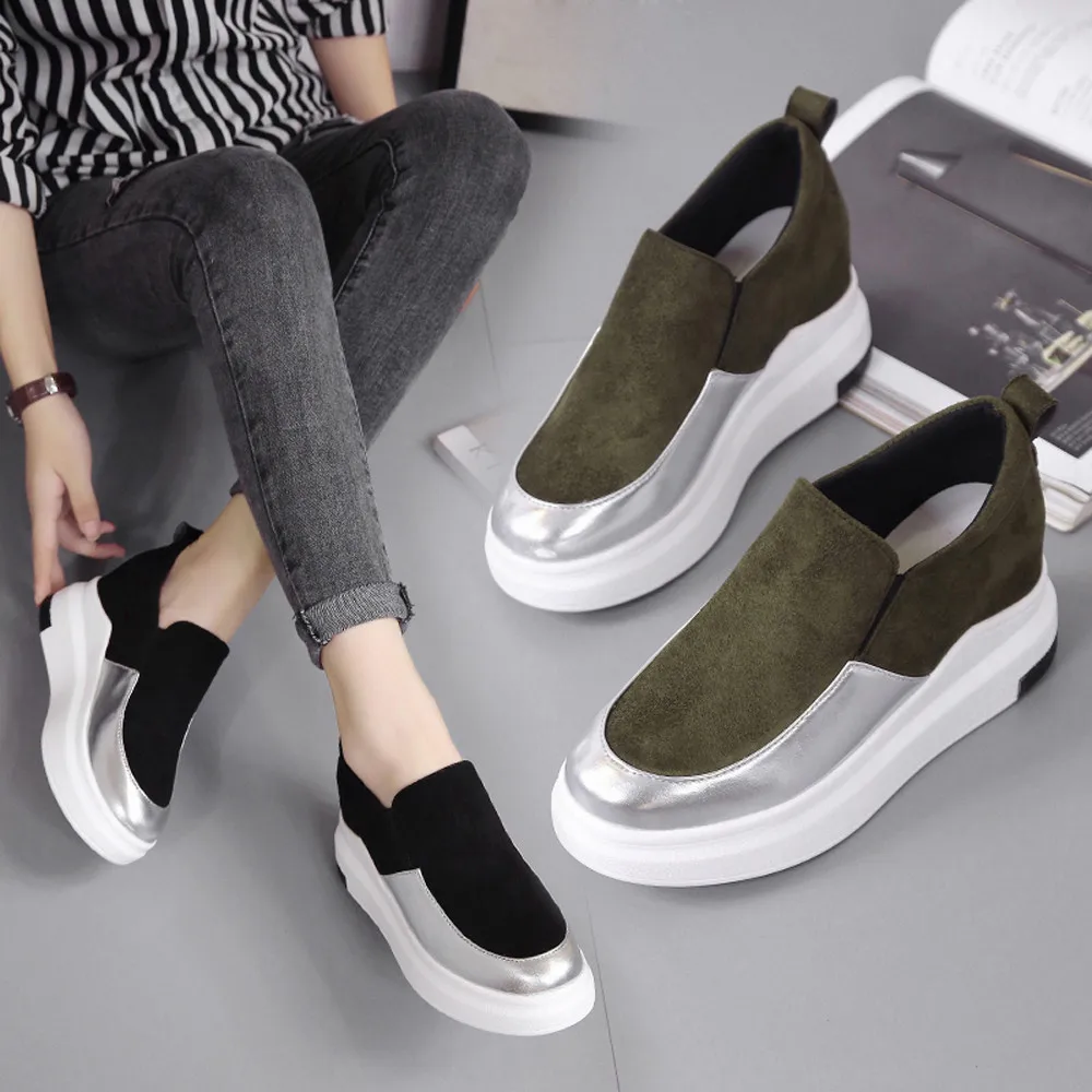 Women Shoes Wedges Platforms Thick Bottom Round Inside Heighten Slip-on Pumps Ankle Boots Thick Shoes Botines Mujer 2019#20
Women Shoes Wedges Platforms Thick Bottom Round Inside Heighten Slip-on Pumps Ankle Boots Thick Shoes Botines Mujer 2019#20