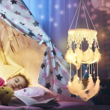 Kids Room Decoration Small Night Lamp Dream Catcher Simple Modern Dreamcatcher Home Wall Decoration
Kids Room Decoration Small Night Lamp Dream Catcher Simple Modern Dreamcatcher Home Wall Decoration