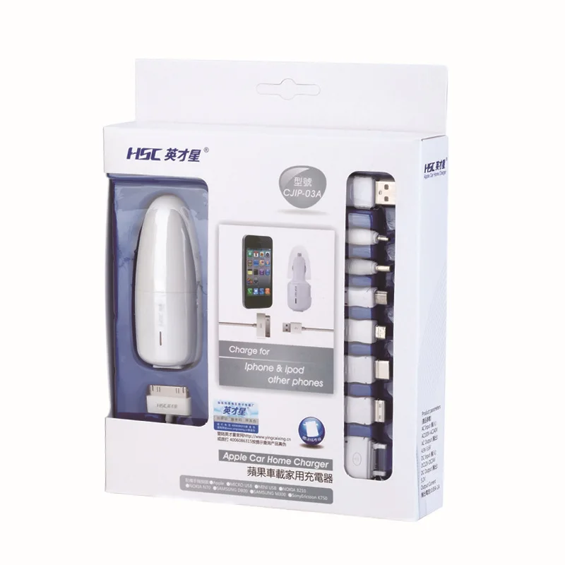 Excellence Star Car Charger Cjip-03a 8-in-1 Household Car Phone Charger USB Much-Converter
Excellence Star Car Charger Cjip-03a 8-in-1 Household Car Phone Charger USB Much-Converter