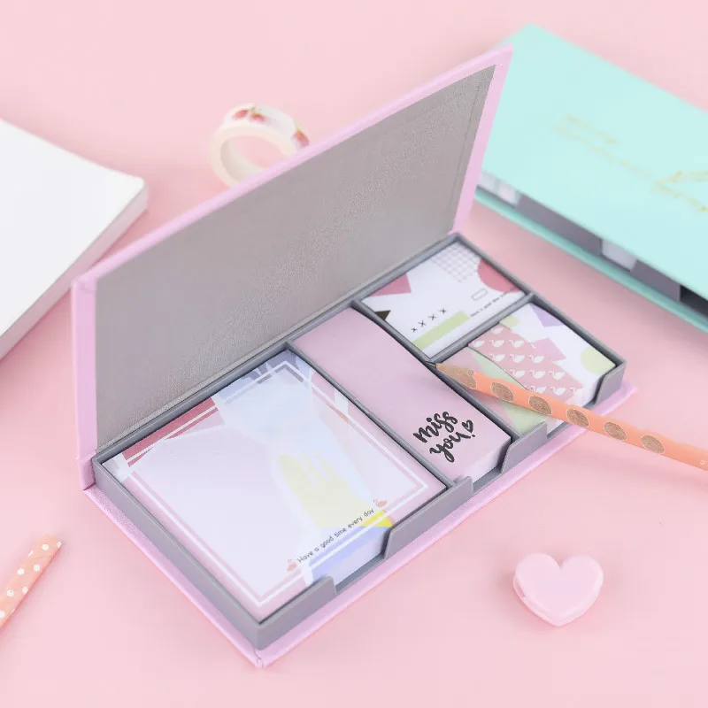 AngelHere Store 480 Pcs/set Creative suit combination multi-function boxed student small fresh cute sticky note paper girl heart
AngelHere Store 480 Pcs/set Creative suit combination multi-function boxed student small fresh cute sticky note paper girl heart