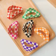 2022 Trendy Stylish Checkerboard Acetic Acid Head Hairpin Hair Claw Japan And Korea Hair Ornaments Plaid Accessories
2022 Trendy Stylish Checkerboard Acetic Acid Head Hairpin Hair Claw Japan And Korea Hair Ornaments Plaid Accessories