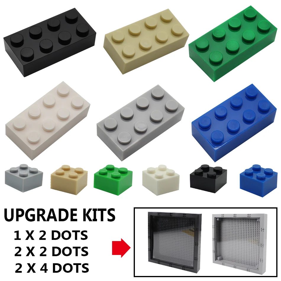 Upgrade Kit For Figures Display Frame DIY 2x2 2x4 Bricks Parts Compatible legoed Classic Building Blocks Base Plate Kids Toys
Upgrade Kit For Figures Display Frame DIY 2x2 2x4 Bricks Parts Compatible legoed Classic Building Blocks Base Plate Kids Toys