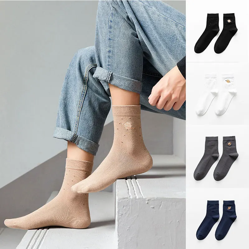 Multicolor Men Socks Planet Embroidered Pattern Cotton Stocking Solid Color Autumn Winter Keep Foot Warm Comfortable Beautiful
Multicolor Men Socks Planet Embroidered Pattern Cotton Stocking Solid Color Autumn Winter Keep Foot Warm Comfortable Beautiful