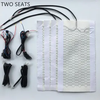 2 Seats 4 Pads Universal Carbon Fiber Car Heated Seat Heater 12V Pads 2 Dial 5 Level Switch Winter Warmer Seat Covers Heating
2 Seats 4 Pads Universal Carbon Fiber Car Heated Seat Heater 12V Pads 2 Dial 5 Level Switch Winter Warmer Seat Covers Heating
