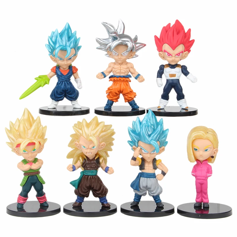 7pcs/lot Dragon Ball Z SUPER WARRIORS Son Goku Gohan Vegeta Android 18 lazuli Ultra Instinct Action Figure Model Toys Gift
7pcs/lot Dragon Ball Z SUPER WARRIORS Son Goku Gohan Vegeta Android 18 lazuli Ultra Instinct Action Figure Model Toys Gift