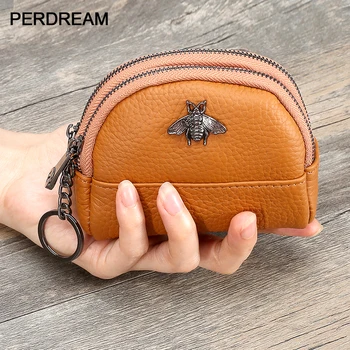Leather coin purse multi-layer simple small coin purse leather double-layer zipper shell female small card bag new
Leather coin purse multi-layer simple small coin purse leather double-layer zipper shell female small card bag new