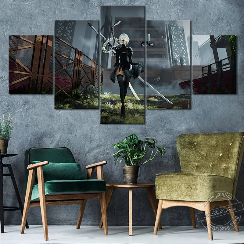 NieR:Automata HD Video Game Poster YoRHa No.2 Type B Sword Katana Canvas Art Wall Picture Home Decor Wall Sticker Birthday Gift
NieR:Automata HD Video Game Poster YoRHa No.2 Type B Sword Katana Canvas Art Wall Picture Home Decor Wall Sticker Birthday Gift