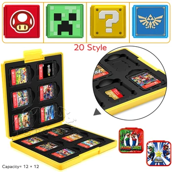 24 in 1 Nintend Switch Game Card Pattern Case Nitendo Hard Protective Cover Storage Box for NintendoSwitch Nintendo Accessories
24 in 1 Nintend Switch Game Card Pattern Case Nitendo Hard Protective Cover Storage Box for NintendoSwitch Nintendo Accessories