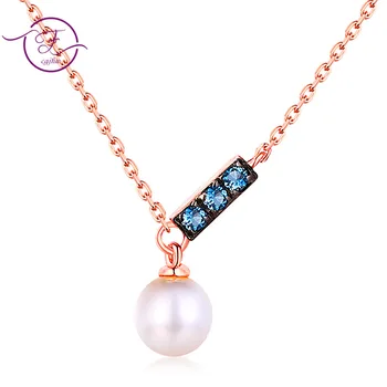 14K Gold Necklace Women's Simple Pearl Blue Topa Pendant Clavicle Chain Fine Jewelri 14K
14K Gold Necklace Women's Simple Pearl Blue Topa Pendant Clavicle Chain Fine Jewelri 14K