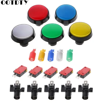 5 Pcs/Set 5 Colors 60mm Round Push Button Switch For Game Player Arcade Joystick 
5 Pcs/Set 5 Colors 60mm Round Push Button Switch For Game Player Arcade Joystick