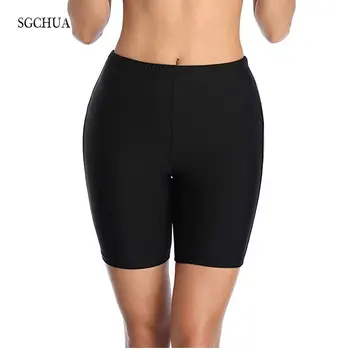 SGCHUA New Plus Size XXL Women's Swimming Trunks Solid Black Bikini Bottom Boxer Swim Short Panties May Beach Bather Briefs
SGCHUA New Plus Size XXL Women's Swimming Trunks Solid Black Bikini Bottom Boxer Swim Short Panties May Beach Bather Briefs