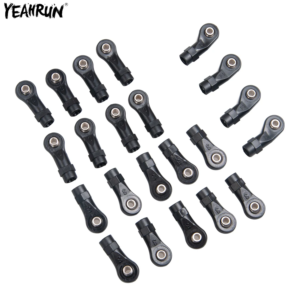 YEAHRUN 22 шт., пластиковые шариковые головки, тяги, торцевые шарики, шарнир для 1/10 TRX4 TRX-4, Радиоуправляемый гусеничный автомобиль
YEAHRUN 22 шт., пластиковые шариковые головки, тяги, торцевые шарики, шарнир для 1/10 TRX4 TRX-4, Радиоуправляемый гусеничный автомобиль