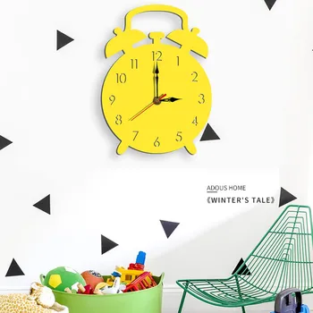 Nordic Alarm Clock Solid color simplicity Style Alarm clock shape Wall Clock Silent Wooden Clock for Home decoration Living Room
Nordic Alarm Clock Solid color simplicity Style Alarm clock shape Wall Clock Silent Wooden Clock for Home decoration Living Room