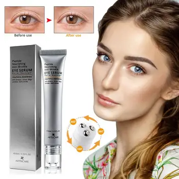 Peptide Collagen Eye Cream Roller Massager Eye Patches Anti Wrinkle Anti-aging Remover Dark Circles Against Eye Puffines TSLM1