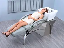 Hair salon shampoo bed hairdressing shop stainless steel half lying type flushing machine comfortable
Hair salon shampoo bed hairdressing shop stainless steel half lying type flushing machine comfortable