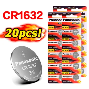 20Pcs CR1632 PANASONIC 3V Lithium Batteries 1632 DL1632 Cell Button Coin Battery For Remote Control Computers Calculators Watch
20Pcs CR1632 PANASONIC 3V Lithium Batteries 1632 DL1632 Cell Button Coin Battery For Remote Control Computers Calculators Watch
