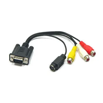 VGA SVGA to S-Video 3 RCA AV TV Out Cable Adapter Converter for PC Computer Laptop JR Deals
VGA SVGA to S-Video 3 RCA AV TV Out Cable Adapter Converter for PC Computer Laptop JR Deals