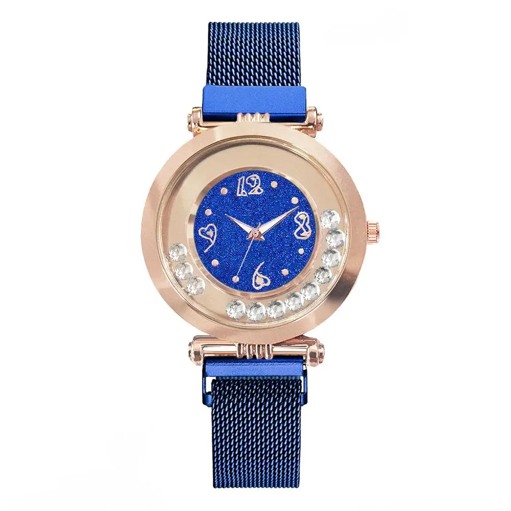 NEW Women Quartz Watch Quicksand Rhinestone Starry Round Dial Magnetic Mesh Band reloj hombre zegarek damski erkek kol saati Mes
NEW Women Quartz Watch Quicksand Rhinestone Starry Round Dial Magnetic Mesh Band reloj hombre zegarek damski erkek kol saati Mes