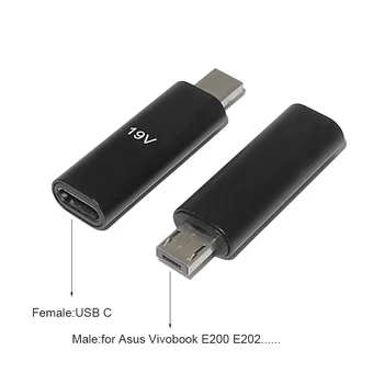 19V USB C PD Power Adapter Connector Plug for Asus Vivobook E200 E202 E202S E202SA E205SA E200H E200HA Eeebook X205 X205t X205TA
19V USB C PD Power Adapter Connector Plug for Asus Vivobook E200 E202 E202S E202SA E205SA E200H E200HA Eeebook X205 X205t X205TA