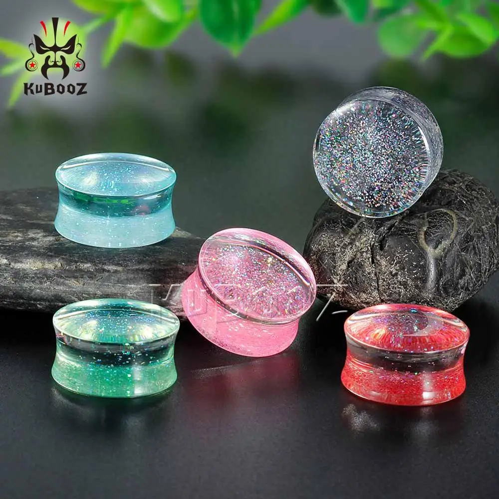 KUBOOZ New Simple Transparent Acrylic Ear Piercing Tunnels Plugs Mutil Color Ear Gagues Expanders Body Jewelrry For Women Men
KUBOOZ New Simple Transparent Acrylic Ear Piercing Tunnels Plugs Mutil Color Ear Gagues Expanders Body Jewelrry For Women Men
