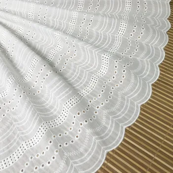 Natural-white Cotton Cloth Hollow-out Embroidery Lace Fabric Handmade DIY Clothes Sewing Accessories Width 138cm 1Yard
Natural-white Cotton Cloth Hollow-out Embroidery Lace Fabric Handmade DIY Clothes Sewing Accessories Width 138cm 1Yard