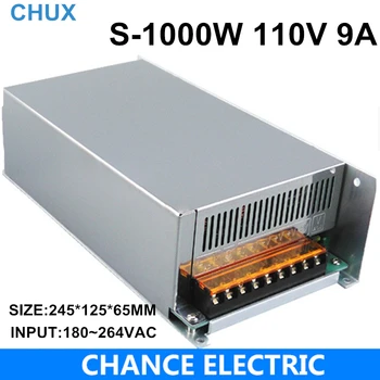 CHUX 1000W Switching Power Supply 110v dc output 9A AC input Single Output LED Transformer Power Supplies
CHUX 1000W Switching Power Supply 110v dc output 9A AC input Single Output LED Transformer Power Supplies