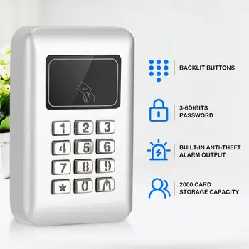 keypad lock Smart Metal Access Control Password + ID Card Backlit Button for Home Office Entry System
keypad lock Smart Metal Access Control Password + ID Card Backlit Button for Home Office Entry System