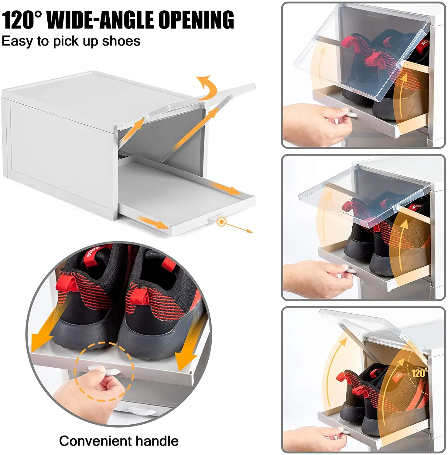 Transparent shoe box storage shoe boxes thickened dustproof shoes organizer box can be superimposed combination shoe cabinet
Transparent shoe box storage shoe boxes thickened dustproof shoes organizer box can be superimposed combination shoe cabinet