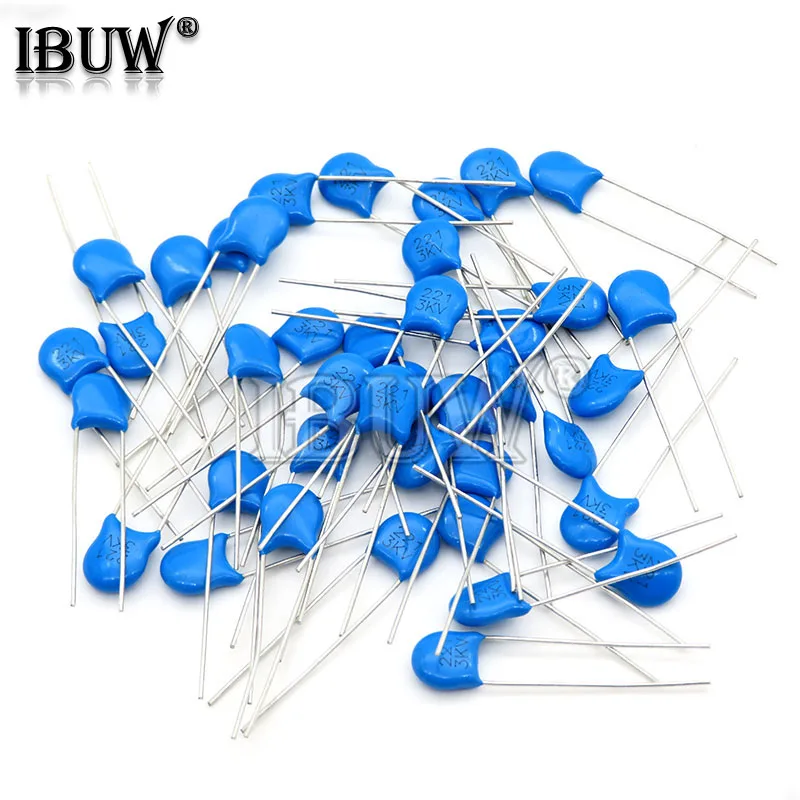 20PCS 1KV 2KV 3KV High voltage Ceramic Capacitor 5PF 30PF 47PF 56PF 100PF 220PF 1NF 2.2NF 3.3NF 4.7NF 10NF 100NF 471 222 223 103 |