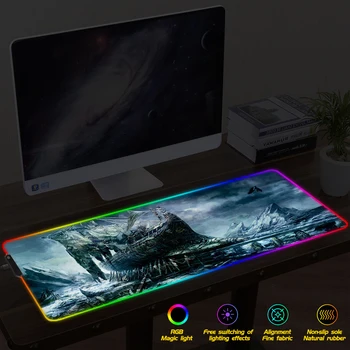FFFAS LED MousePad Large magic mouse pad Design of terror ship Perfect combination of keyboard and mouse Christmas gifts XL mat
FFFAS LED MousePad Large magic mouse pad Design of terror ship Perfect combination of keyboard and mouse Christmas gifts XL mat