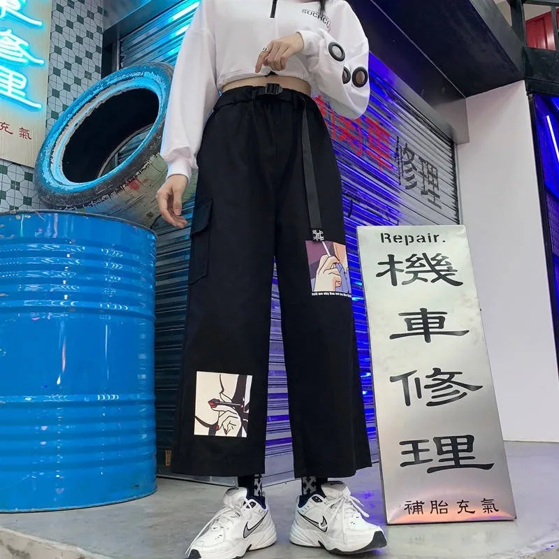 2020 new style all-match fashion loose trousers with belt wide-leg loose pants ladies high-waist printed jogging pants
2020 new style all-match fashion loose trousers with belt wide-leg loose pants ladies high-waist printed jogging pants