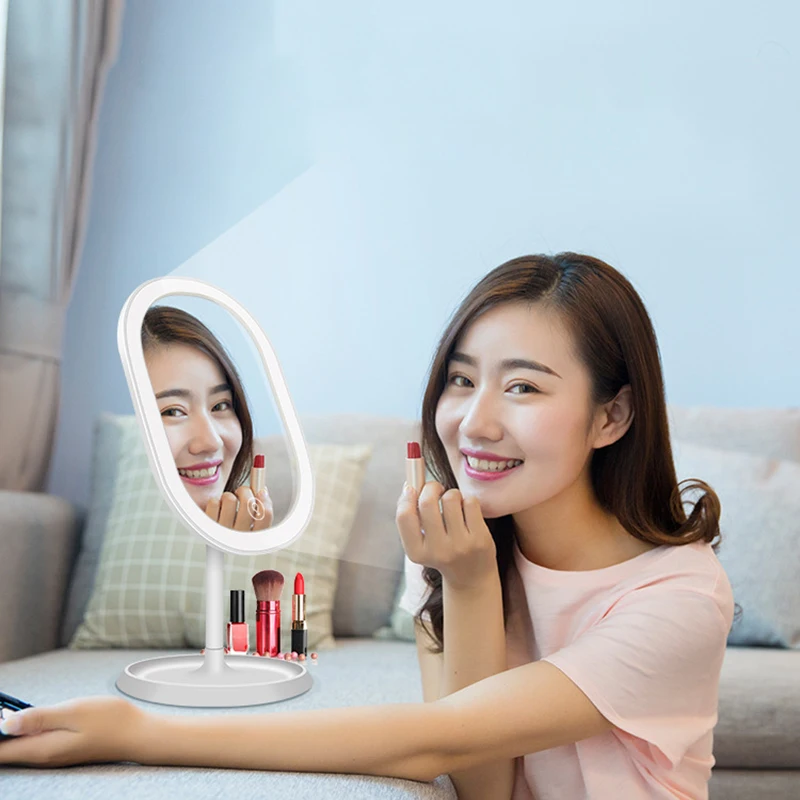 LED Lighted Makeup Mirror Night Light 3 Light Modes Touch Screen Table lamp Adjustable Dimmable USB Powered Mirror
LED Lighted Makeup Mirror Night Light 3 Light Modes Touch Screen Table lamp Adjustable Dimmable USB Powered Mirror