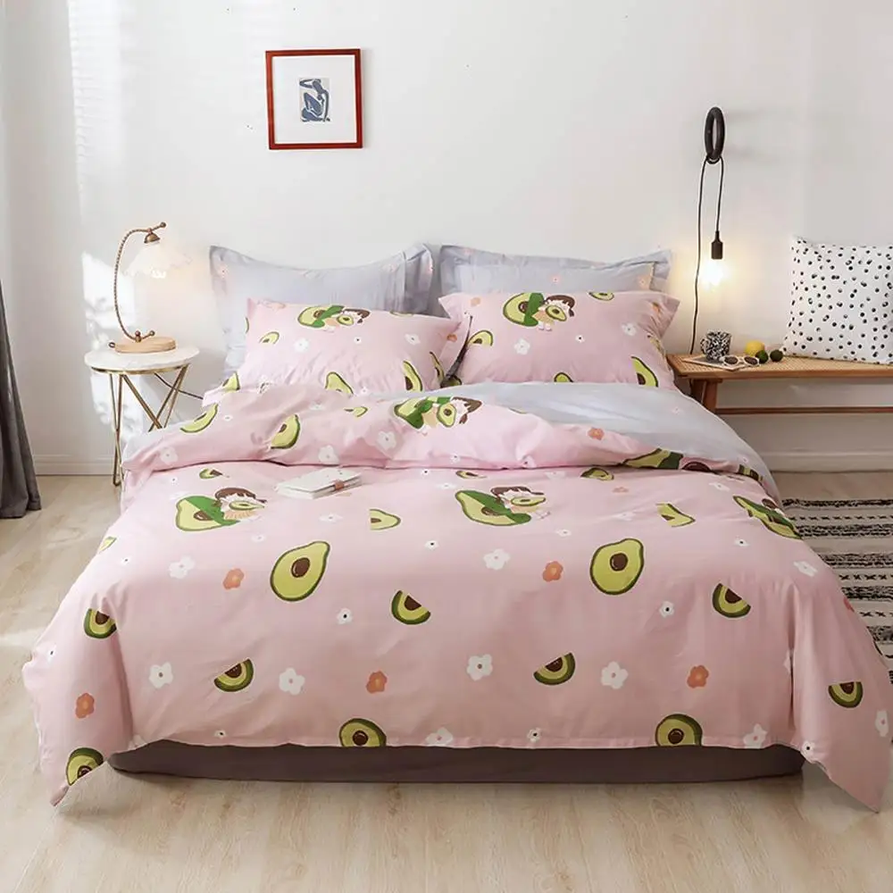 2019 Avocado Pink Girl Duvet Cover Set High Count Cotton Bedlinens Twin Queen King Flat Sheet Fitted Sheet Bedding
2019 Avocado Pink Girl Duvet Cover Set High Count Cotton Bedlinens Twin Queen King Flat Sheet Fitted Sheet Bedding