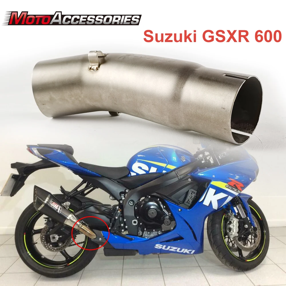 GSXR 600 средняя выхлопная труба мотоцикла средний звеньевой глушитель для SUZUKI GSXR600 2014 2015 2016
GSXR 600 средняя выхлопная труба мотоцикла средний звеньевой глушитель для SUZUKI GSXR600 2014 2015 2016