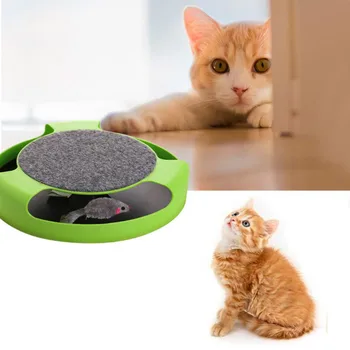 Funny Cat Interactive Toy Pet Cat Tracks Catch Plush Mouse Disc Pet Intelligence Amusement Play Plate For Kittenhot
Funny Cat Interactive Toy Pet Cat Tracks Catch Plush Mouse Disc Pet Intelligence Amusement Play Plate For Kittenhot