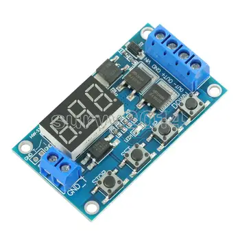 Micro USB 5V Digital LED Display Trigger Automation Delay Cycle Timer Control Switch Relay Module Board Controller
Micro USB 5V Digital LED Display Trigger Automation Delay Cycle Timer Control Switch Relay Module Board Controller