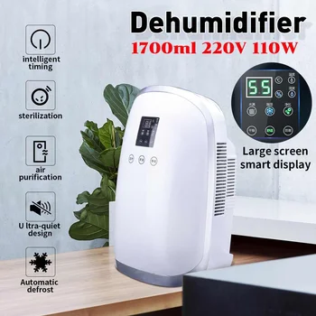 220V 1.7L Portable Dehumidifier Moisture Absorber Indoor Dehumidifier Basement Moisture Absorber MuteTiming External Water Pipe
220V 1.7L Portable Dehumidifier Moisture Absorber Indoor Dehumidifier Basement Moisture Absorber MuteTiming External Water Pipe